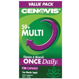 Cenovis Once Daily 50+ Multi 125 Capsules