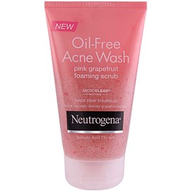 Neutrogena Oil Free Acne Wash Pink Grapefruit Foaming Scrub 125mL