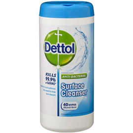 Dettol Surface Cleanser Wipes 40 Count