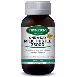 Thompson's One-A-Day Milk Thistle 35000mg 60 Capsules