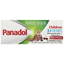 Panadol Childrens Chewable  24 Tablets