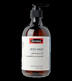 Swisse Body Wash with Vitamin B3 & Macrobiotic Sea Minerals 500mL
