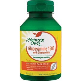 Nature's Own Glucosamine 1500 with Chondroitin 50 Tablets