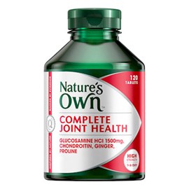 Nature's Own Glucosamine 1500 with Chondroitin 120 Tablets