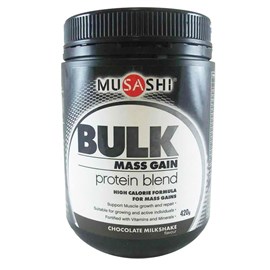 Musashi Bulk Mass Gain 420g Chocolate