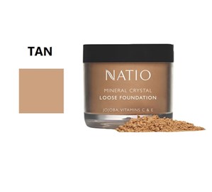 Natio Mineral Crystal Loose Foundation Tan