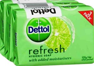 Dettol Soap Refresh 3 Pack