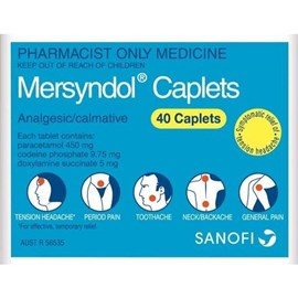 Mersyndol  40 Caplets