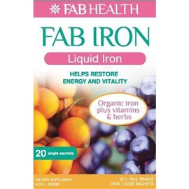 Fab Iron Liquid Iron Sachet 20 X10ml