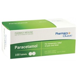 Pharmacy Choice Paracetamol 100 Tablets