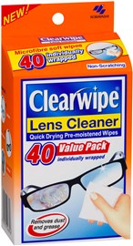 Clearwipe Lens Cleaner 40 Value Packs