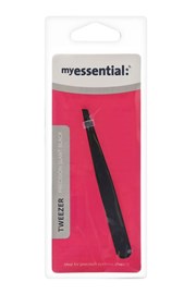myessential Tweezers - Black Precision Slant