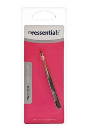 myessential Tweezers - Gold Tip Slant