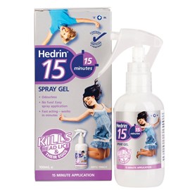Hedrin Headlice 15min Spraygel 100ml
