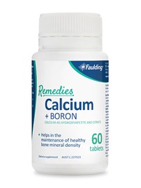 Faulding Remedy Calcuim Citrate & Boron 60 Tablets