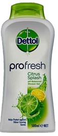 Dettol Profresh Shower Cream Citrus Splash 500mL