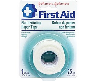 Johnson & Johnson Bandaid First Aid Non-Irritating Tape 9.1m