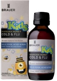 Brauer Kids Cold & Fle Manuka Honey 100ml