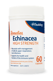Faulding Remedy High Strength Echinacea 10000mg 60 Capsules