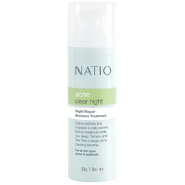 Natio Acne Night Repair Moisturise Treatment 50g