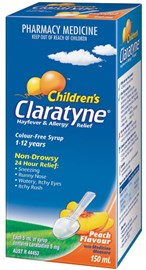 Claratyne Peach Syrup 150ml