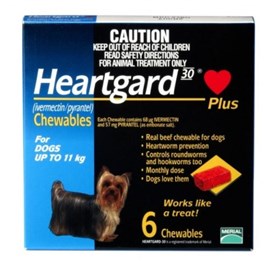 Heartgard Plus B0-11kg 6 Tablets