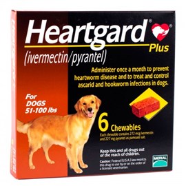 Heartgard Plus Brown 23-45kg 6 Tablets