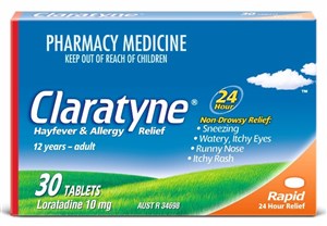 Claratyne 10mg 30 Tablets