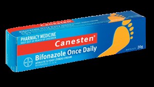 Canesten Bifonazole Once Daily Athletes Foot Cream 20g