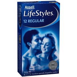 Ansell Lifestyles 12 Regular Condoms