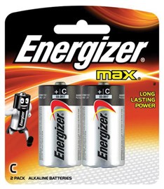 Energizer Battery Max E93 BP2T C 2 Pack