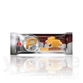Musashi P10 Low Carbohydrate Bar Caramel with Crushed Peanuts