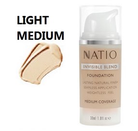 Natio Invisible Blend Foundation Light Medium