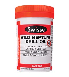 Swisse Ultiboost Wild Neptune Krill Oil 50 Capsules