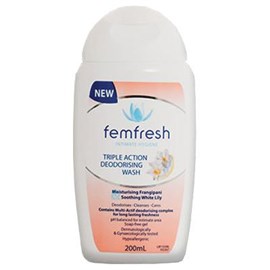 Femfresh Triple Action Deodorising Wash 200ml