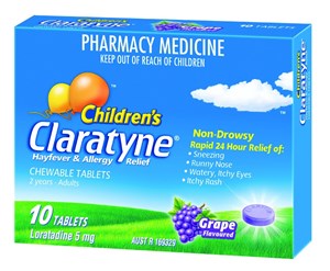 Claratyne Kids Chewable 10 Tablets