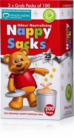 Nappy Sacks Degradable 200 Bags