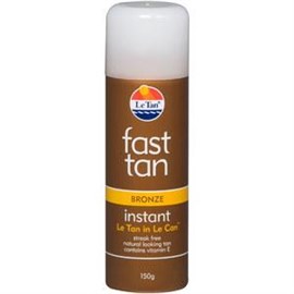 Le Tan Fast Tan Bronze In Le Can 150g