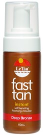 Le Tan Fast Tan Foaming Mousse Deep Bronze 110ml