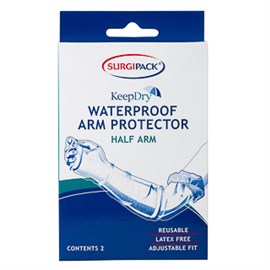 Surgipack Keepdry Waterproof Half Arm Protector 2 Packs