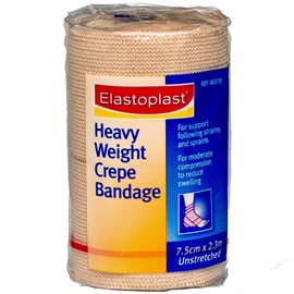 Elastoplast Heavy Weight Crepe Bandage Tan 7.5cmx2.3m