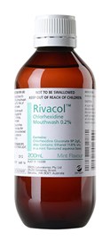 Rivacol Chlorhexidine Mouthwash 0.2% 200ml
