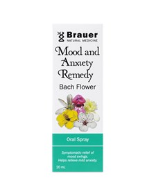 Brauer Mood and Anxiety Remedy Bach Flower Oral Spray 20mL