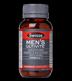 Swisse Men's Ultivite 60 Capsule Formula 1