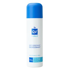 Ego Qv Naked Deodorant Anti-Perspirant Spray Fragrance Free 100g