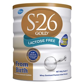 S-26 GOLD Lactose Free From Birth 900g