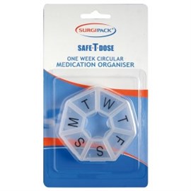 Surgipack Safe-T-Dose One Week Circular Medication Organiser