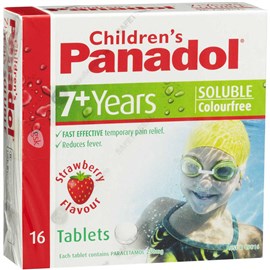 Panadol Children Soluble Tablets 7+Yrs 16