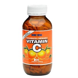 Gold Cross Vit C 500mg Chewable 100 Tablets