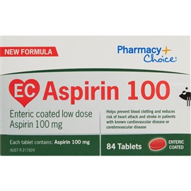 Pharmacy Choice Ec Aspirin 84 Tablets